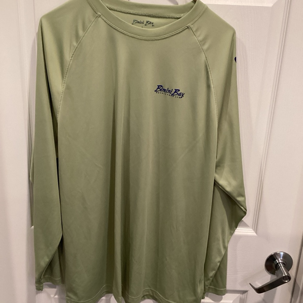 Men's Green sun protection shirt